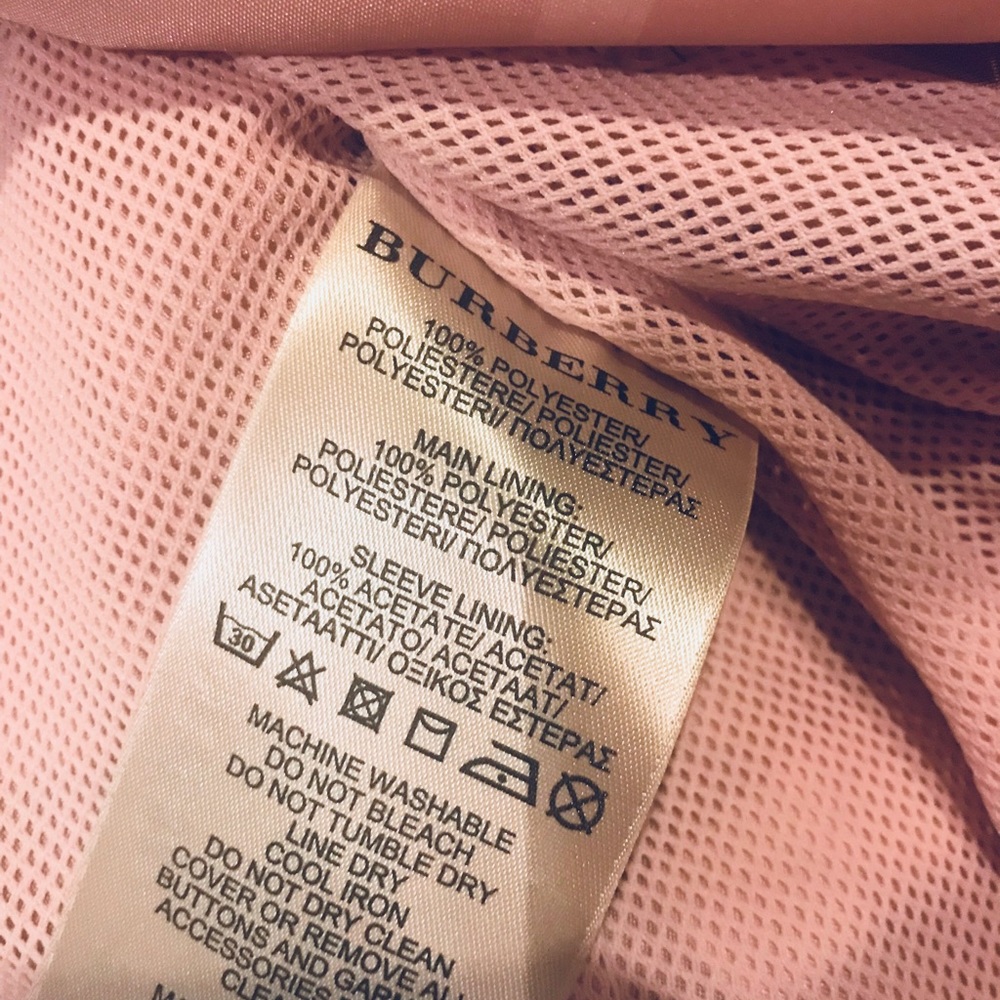 Burberry Brit Pink Trench Coat - Picture 8 of 8